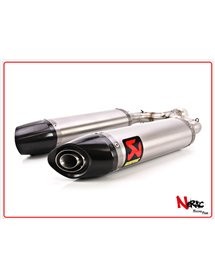 Coppia silenziatori omologati titanio Akrapovic Aprilia Shiver 750/GT 10-16