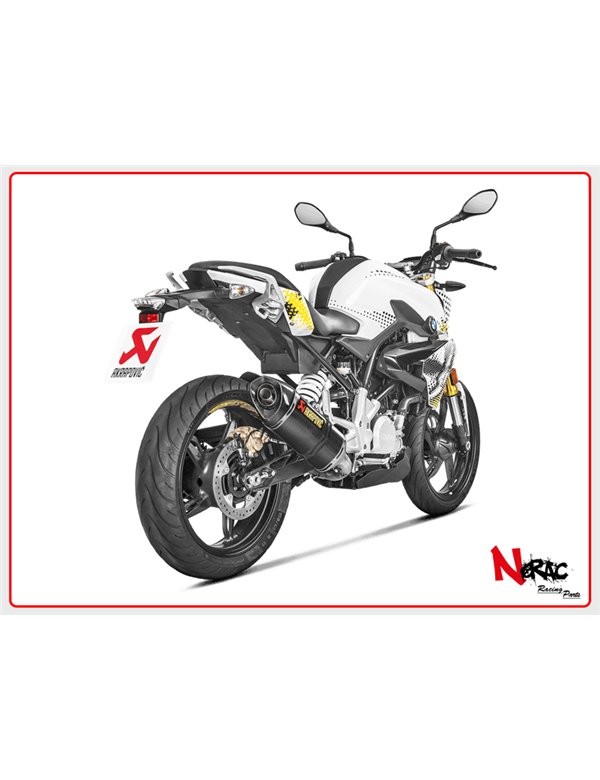 Scarico completo non omologato carbonio Akrapovic BMW G 310 R / GS 17-21