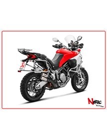 Terminale omologato Akrapovic Ducati Multistrada 950 / 950S 17-20 / 1200 Enduro