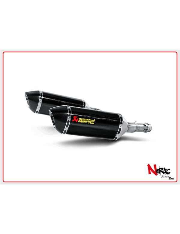 Coppia silenziatori omologati Akrapovic Kawasaki Z 1000 / Z 1000 SX 10-13 