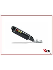 Terminale omologato carbonio Akrapovic Kawasaki Z 800 Versione Depotenziata 13-16