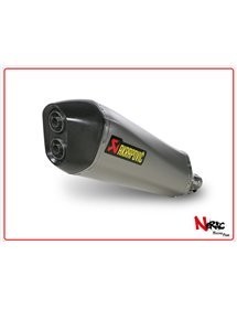 Terminale omologato inox Akrapovic Piaggio X Evo 400 / Beverly 400 / 500 / MP3 400 / 500 / Gilera Fuoco / Peugeot Satelis 400 / 