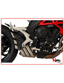 Terminale Hydrotre Satin Cover Carb Hp Corse MV Agusta Dragster 800 / RR 2017 Up