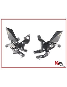 FTRDU011 - Pedane Regolabili Con Poggia Piedi Fissi – Cambio Rovesciato – Ducati Panigale 899 / 1199 / 959 / 1299 / V2