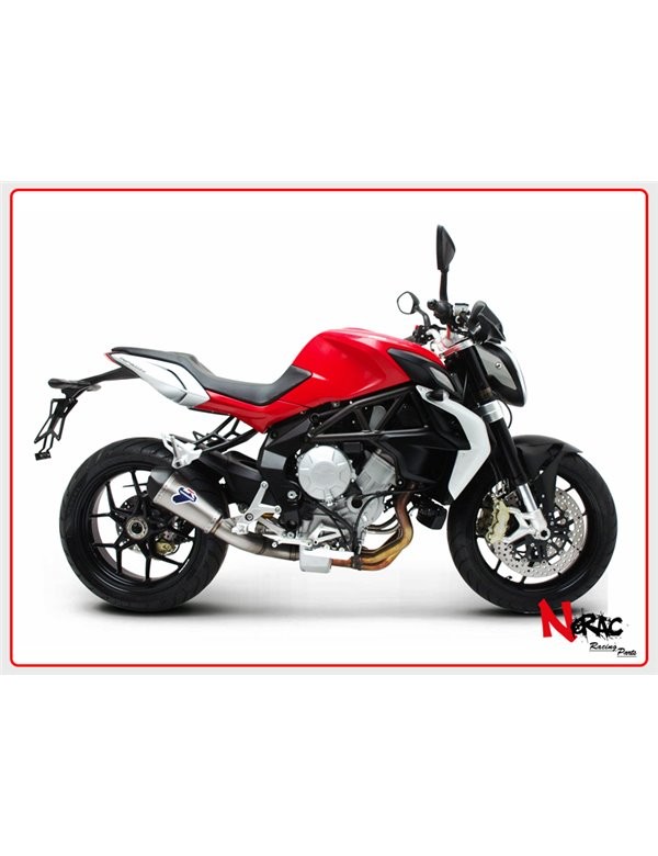 Silenziatore Conico Racing Full Tiatnio Termignoni MV Agusta Brutale B3 675 / 800 Rivale 800 12-20