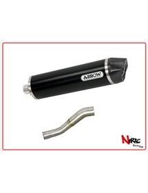 Terminale Race-Tech Alluminio Dark+Raccordo Inox  Arrow Aprilia Tuono V4 1100 – RSV4 1100 – Factory 19/20