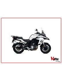 Terminale Race-Tech Alluminio Dark + Raccordo Arrow Benelli  TRK 502 17/20