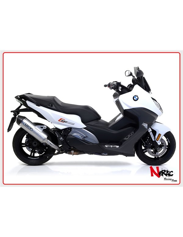 Terminale Race-Tech Alluminio+Raccordo Omologato Arrow BMW C 650 Sport 16/20