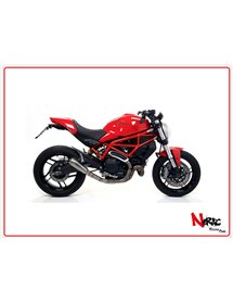 Terminale Pro-Race Nichrom + Raccordo Omologato  Arrow Ducati Monster 797 – Scrambler 800 (no Desert Sled) ’17/20