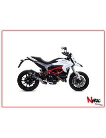 Terminale Race-Tech Alluminio Dark + Raccordo Omologato Arrow Ducati Hypermotard - Hyperstrada 821 ’13/15 - Hypermotard 939 - Hy