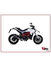 Terminale Race-Tech Alluinio Dark + Raccordo Racing Arrow Ducati Hypermotard - Hyperstrada 821 ’13/15 - Hypermotard 939 - Hypers