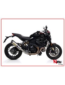 Terminale Race-Tech Alluminio + raccordo Omologato Arrow Ducati Monster 1200 / 1200 R / 1200 S ’16/20