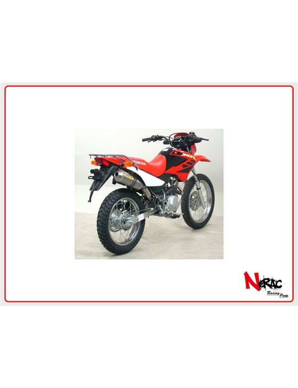 Terminale Thunder Alluminio Fond Inox Omologato + Collettore Arrow Honda XR 125 L ’04/05 - XR 125 R/SM ’04/05