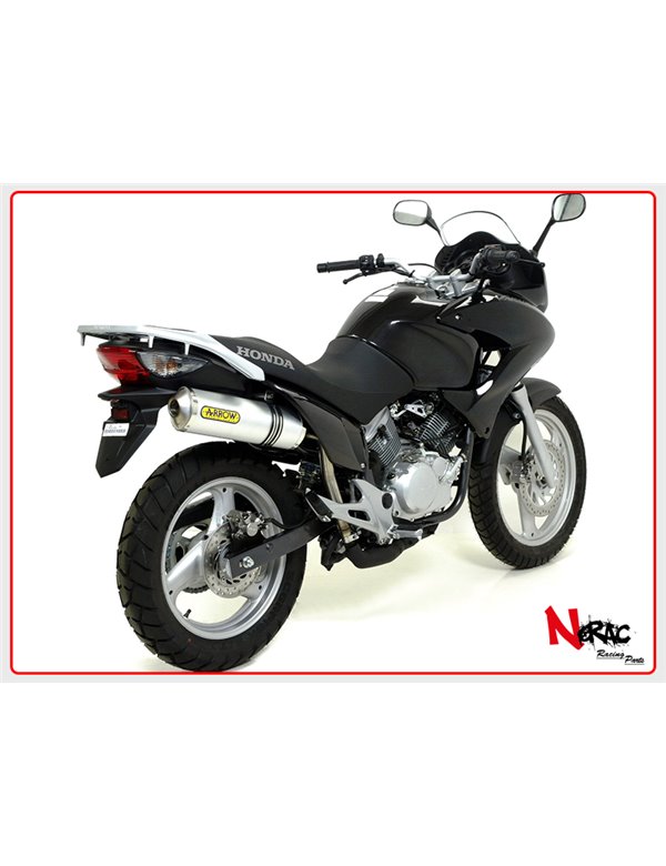 Terminale Thunder Titanio Fond Inox Omologato Arrow Honda Honda XL 125 V Varadero '01/'12