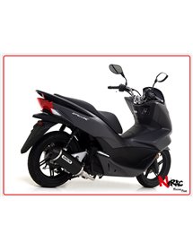 Terminale Urban Alluminio Dark Omologato + Coll. Racing Arrow Honda PCX 125/150 ’12/16