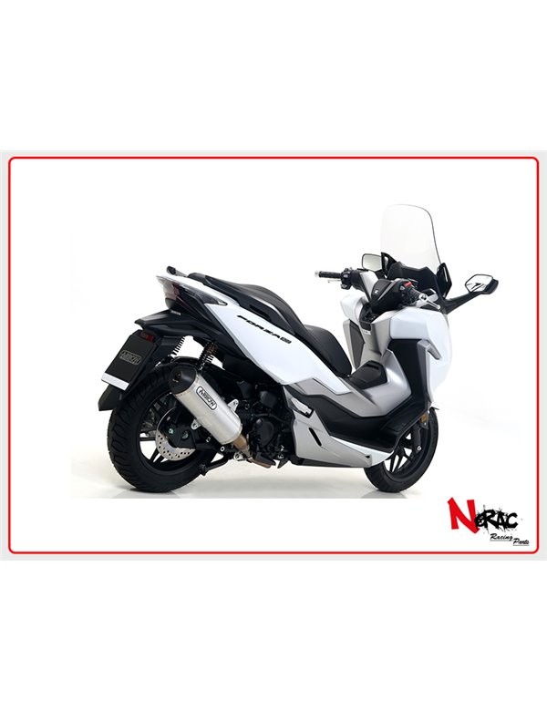 Terminale Urban Alluminio + raccordo Arrow Honda FORZA 300 ’18/20