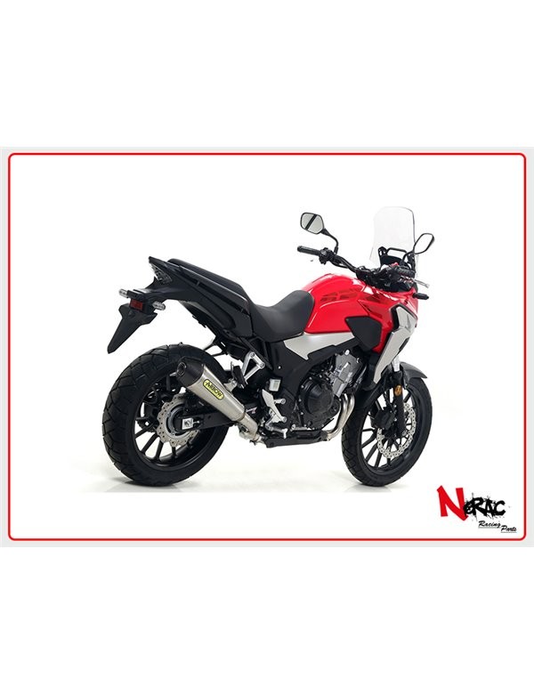 Terminale X-Kone Omologato + Raccordo Arrow Honda CB 500 X ’19/20