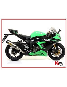 Terminale Race-Tech Alluminio Omologato + Raccordo Arrow Kawasaki ZX-6R ’09/16 - ZX-6R 636 ’13/16