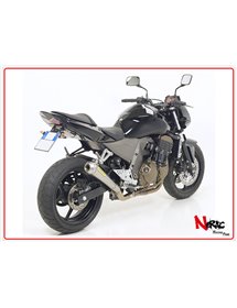 Terminale Pro-Race Nichrom Omologato Alluminio + Raccordo Arrow Kawasaki Z 750 ’04/06 - Z 750 S ’05/06