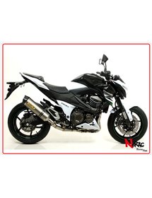 Terminale Race-Tech Alluminio Omologato + Raccordo Arrow Kawasaki Z 800 E ’13/16 (72 kW)