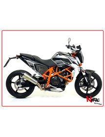 Terminale X-Kone Nichrom Omologato + Raccordo Arrow KTM Duke 690 ’12/15