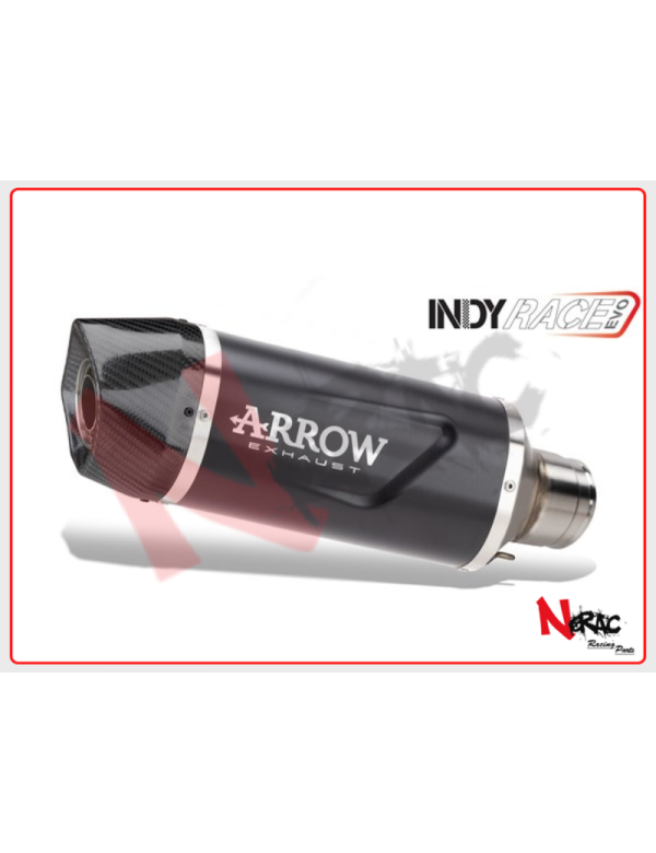 Terminale Arrow Indy Race EVO alluminio "Dark" per Benelli TRK 702 2021/2023  - 1