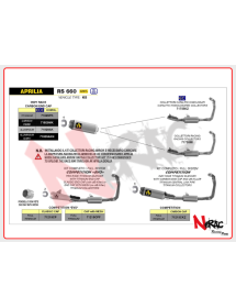 Scarico Completo Indy-Race Titanio Arrow Aprilia RS 660 20-21 Arrow - 4