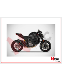 Doppio Scarico GT Zard Acciaio Inox Racing per Ducati Monster 937 2021/2023  - 2