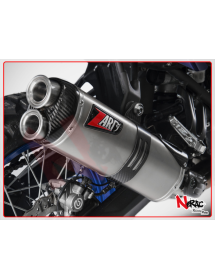 Slip On ZARD Racing Acciaio Inox con Fondello in Carbonio Yamaha Tenerè 700 2019-2020  - 3
