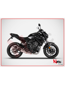 Scarico Completo ZARD Racing Acciaio Inox con Fondello Acciaio Yamaha MT-07/XSR 700 2021-2023  - 1