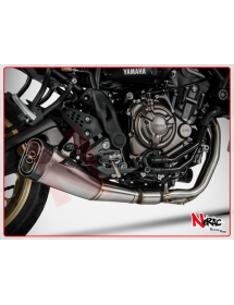 Scarico Completo ZARD Racing Acciaio Inox Black con Fondello Acciaio Yamaha MT-07/XSR 700 2021-2023  - 3
