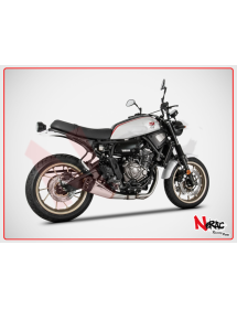 Scarico Completo ZARD OMOLOGATO Acciaio Inox Black con Fondello Acciaio Yamaha MT-07 / XSR 700 2021-2023  - 5